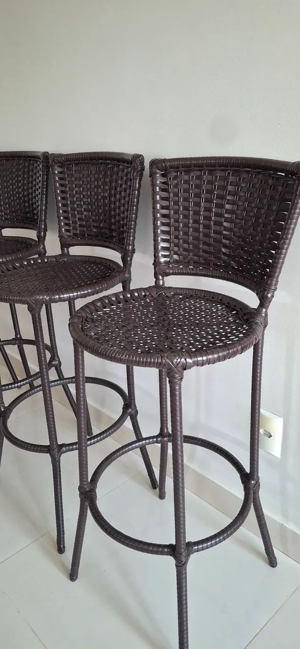 Banquetas alta de fibra duráveis  - Foto 2