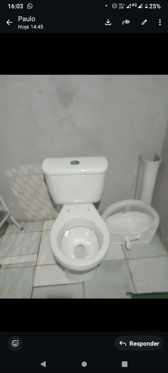 Vaso Sanitário + Pia de Banheiro 