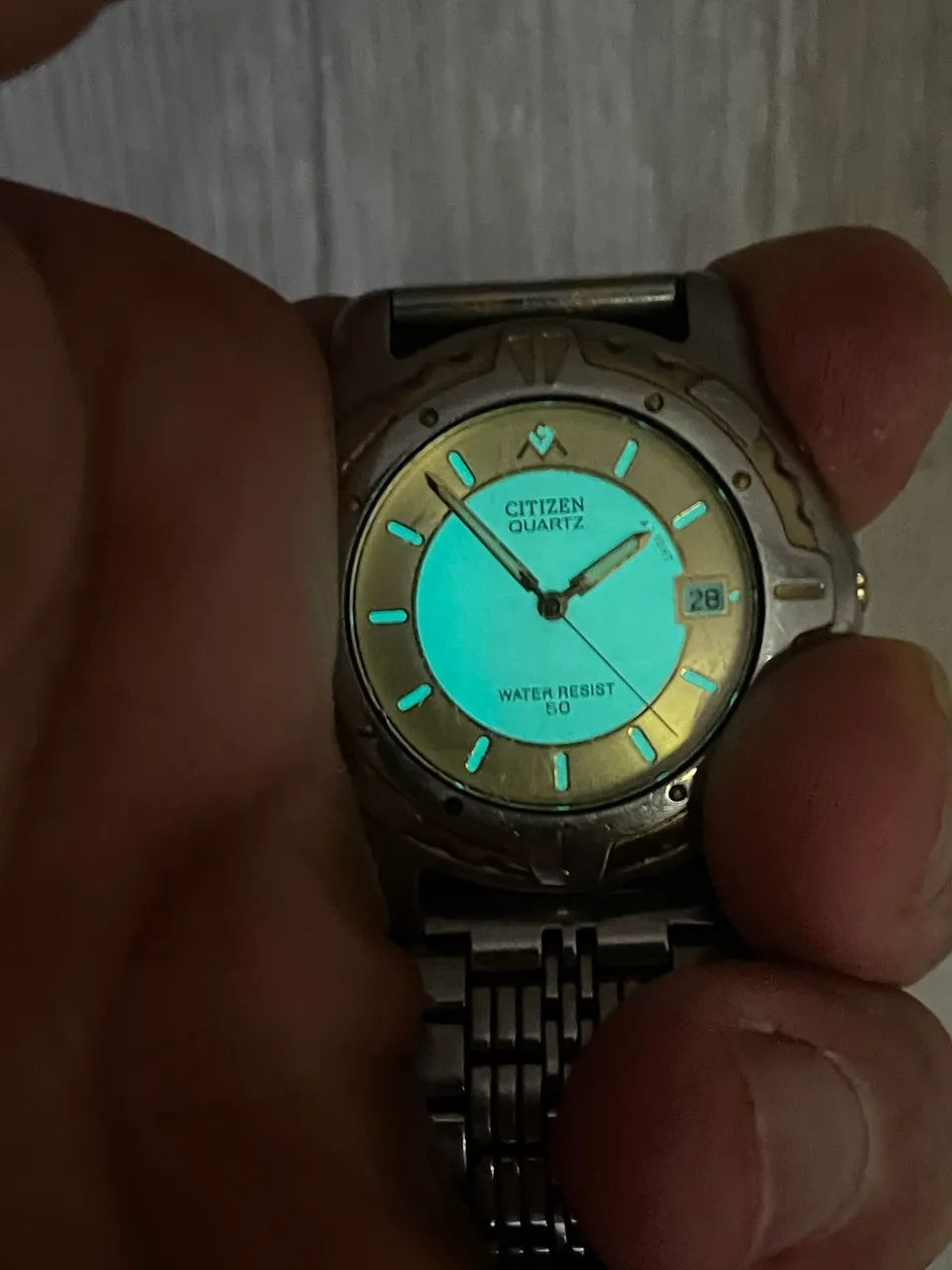 Relógio Citizen Quartz 6210 com iluminação  - Foto 4