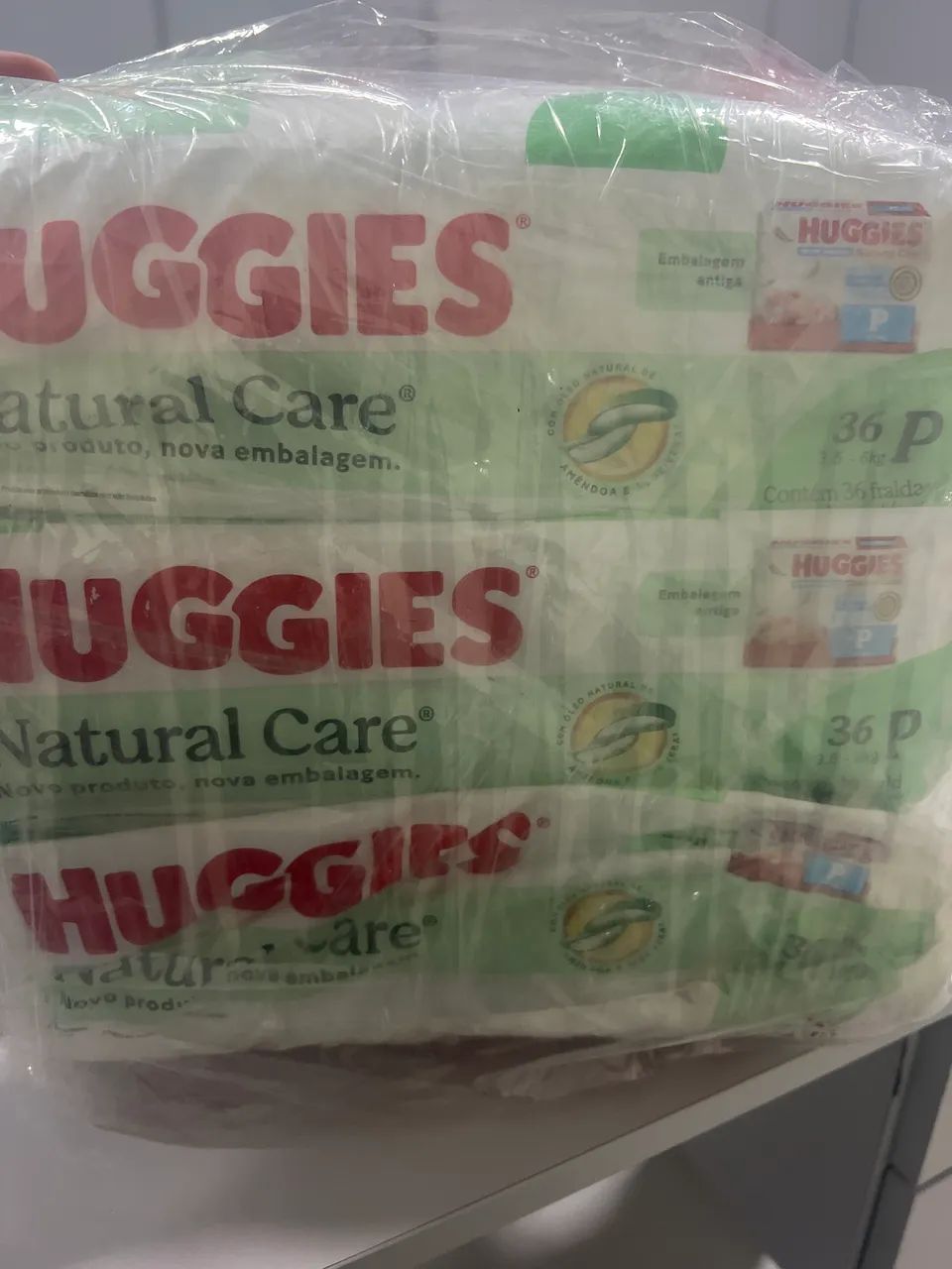 Fralda Huggies natural care 36 p