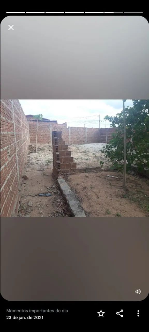 Vendo lote todo murado