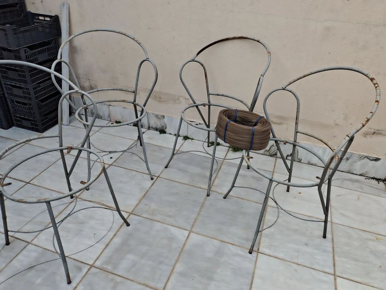 Mesa e Cadeiras de metal - Foto 5