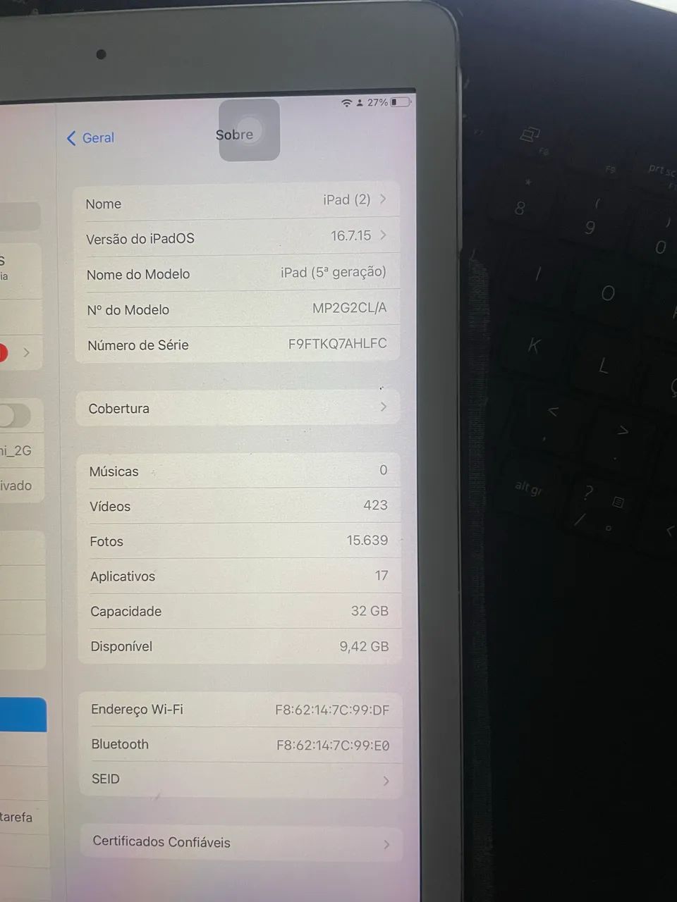 iPad 5 geração - excelente  - Foto 5