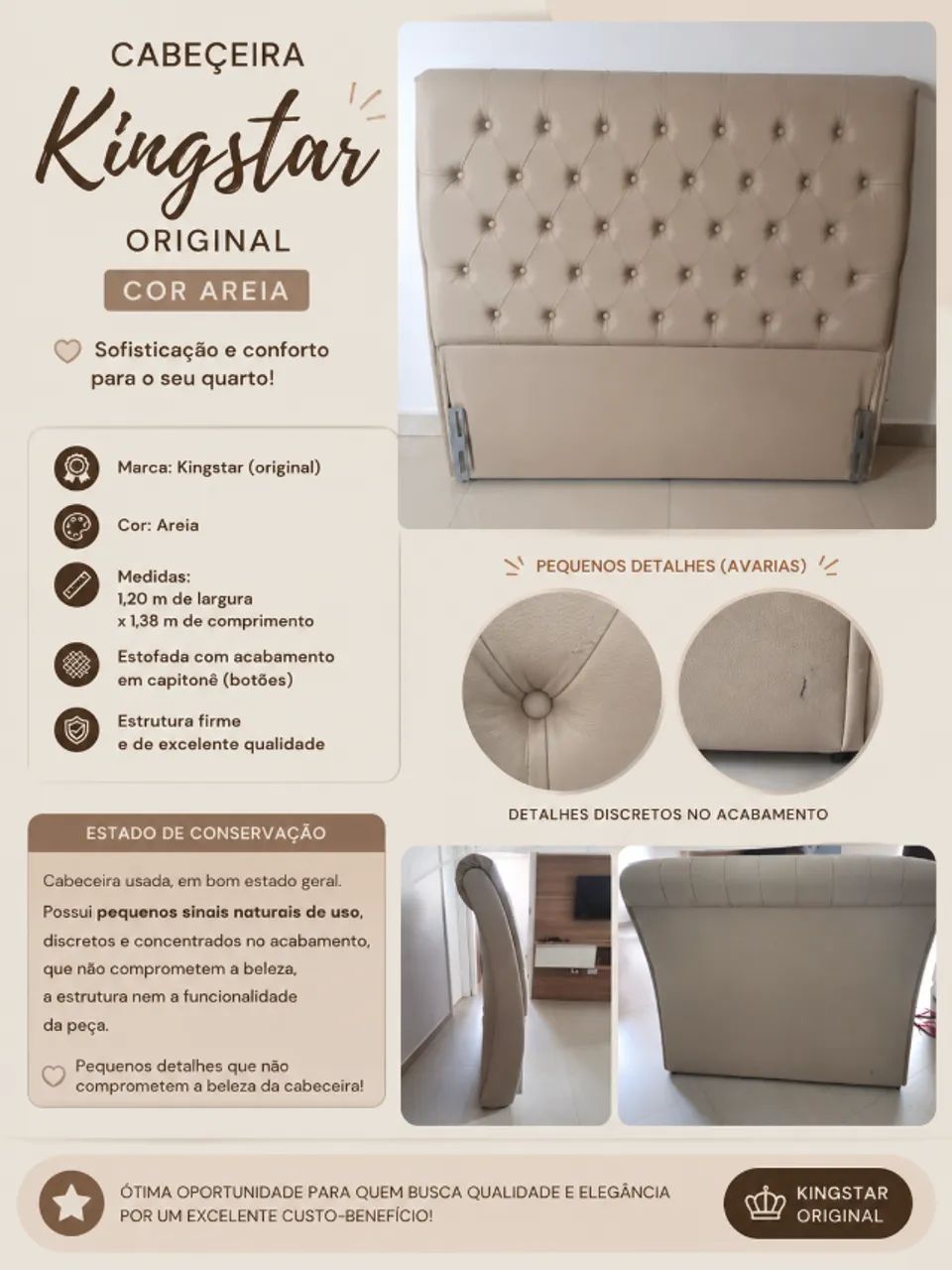 Cabeceira Original Kingstar