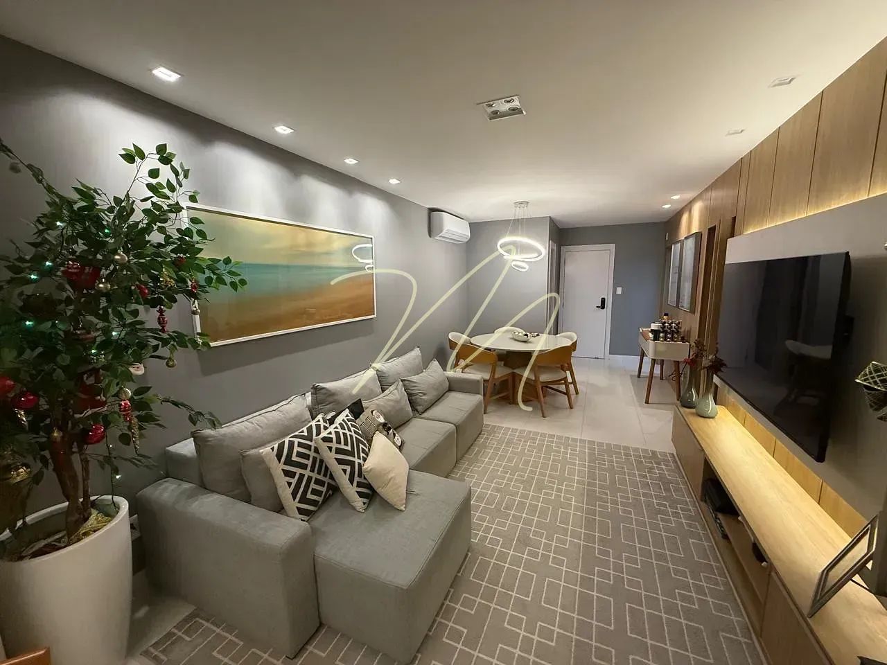 Apartamento 3 quartos semi mobiliado no Orizzon
