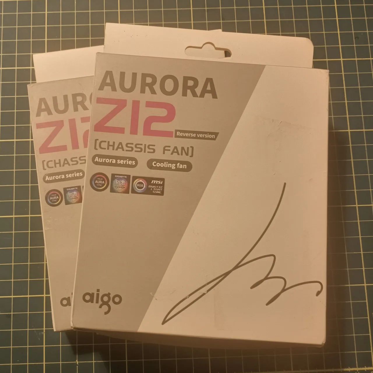 Ventuinhas reversas Aigo Z12 120mm + controladora