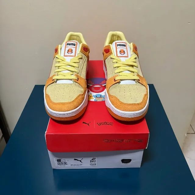 tênis puma pokémon charmander 43,5 (us 11.5).