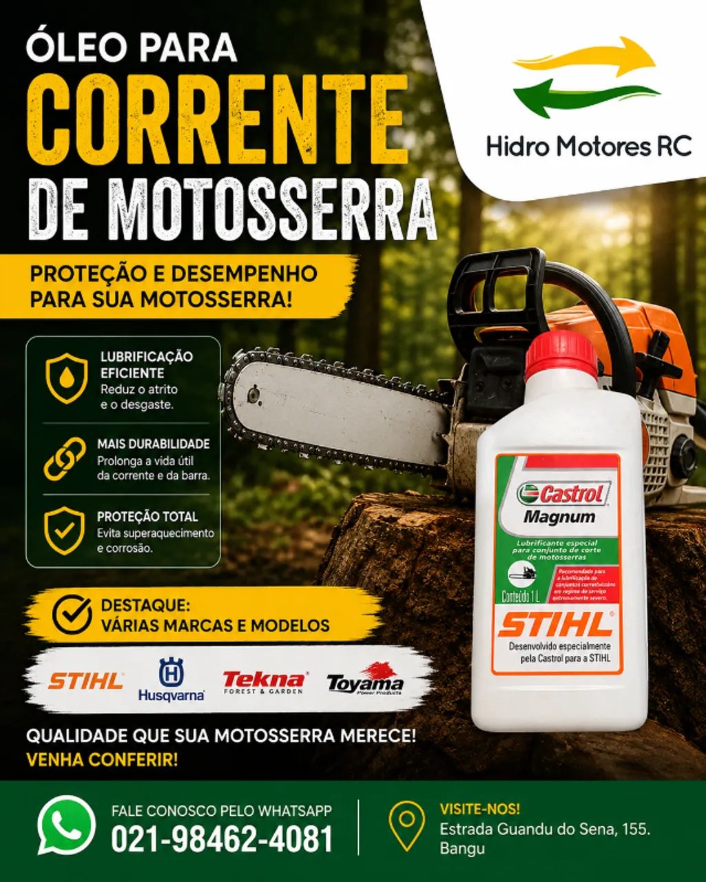 Oleo Para Corrente  - Foto 2
