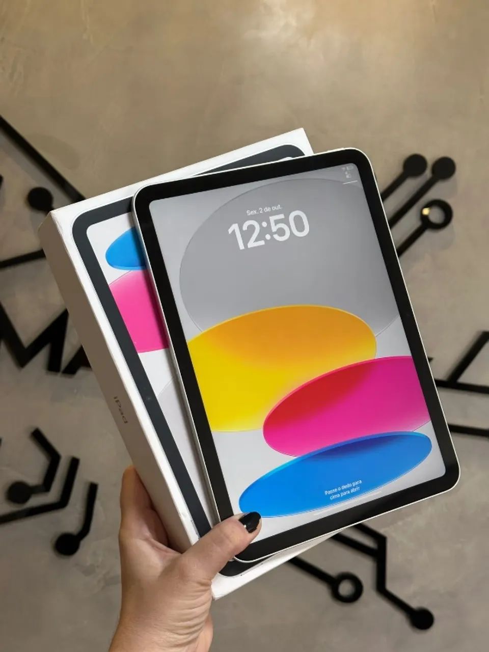 Ipad A16 (11°Ger) Silver 128GB + Nota e Caixa e acessórios 90 dias