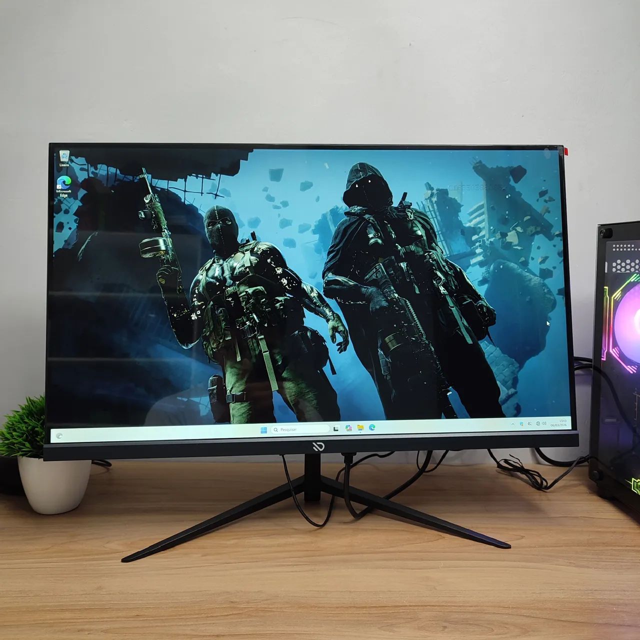 Monitor Gamer 24" 100hz IPS Novo