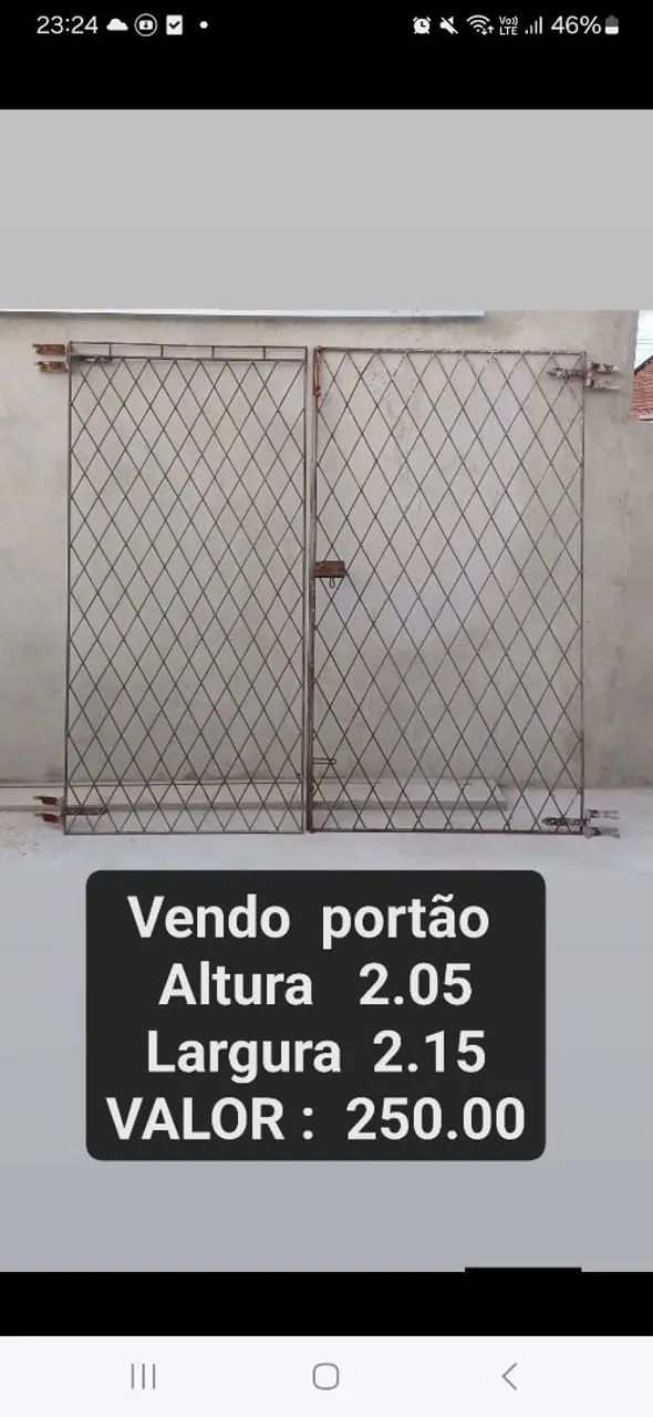 VENDO PORTAO