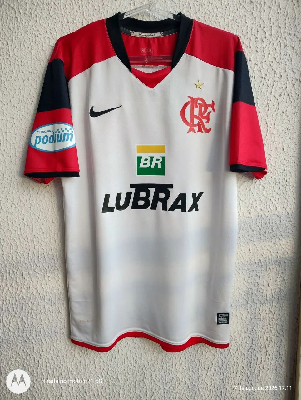 Camisa Nike Flamengo 2008 # 10  Adriano 