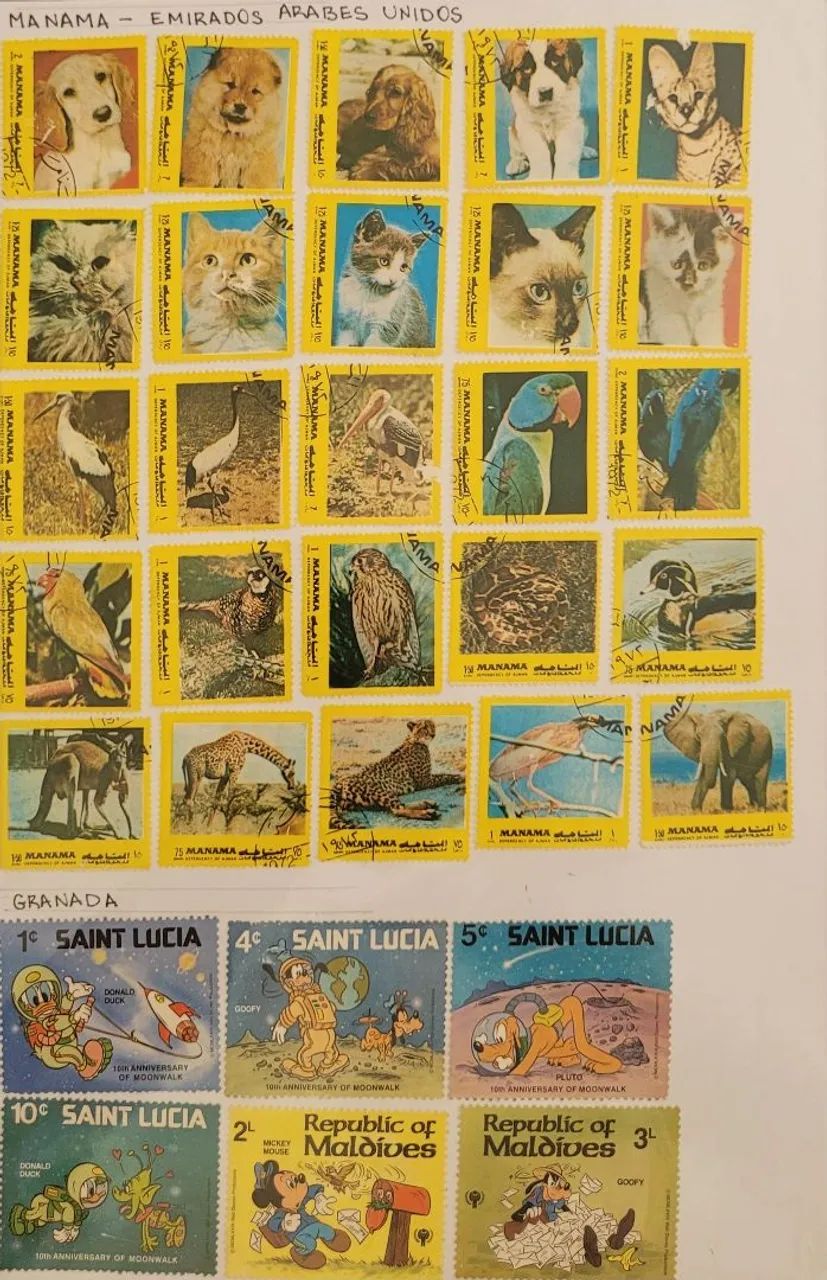 Selos Postais Antigos e Colecionáveis (mais de 200) - Foto 5