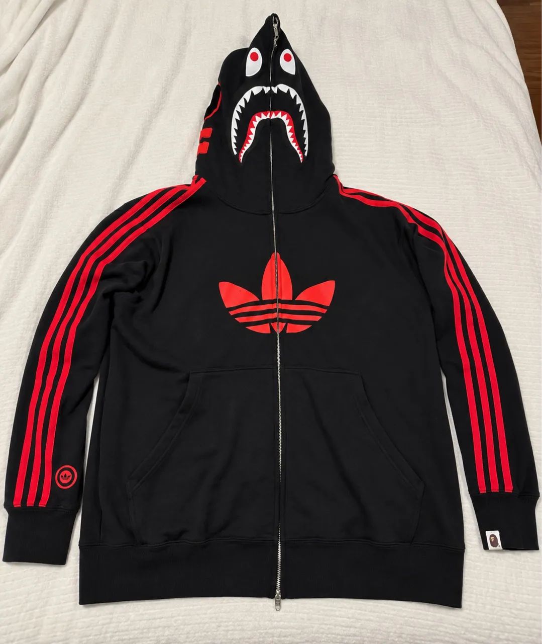 Bape x adidas collab tamanho 2xl