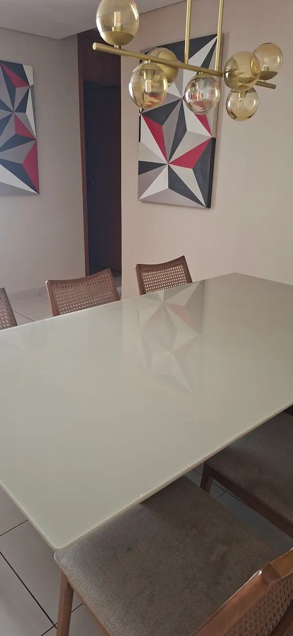 Jogo de mesa com 6 cadeiras  - Foto 2