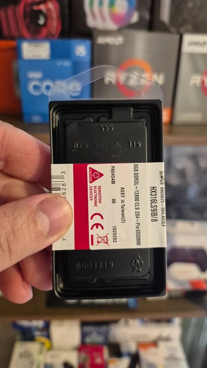 Memória RAM 8GB DDR3 Hyperx notebook, nova lacrada com garantia! - Foto 2