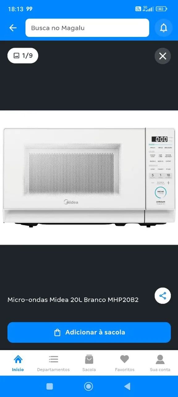 Microondas Midea 220v - Foto 2