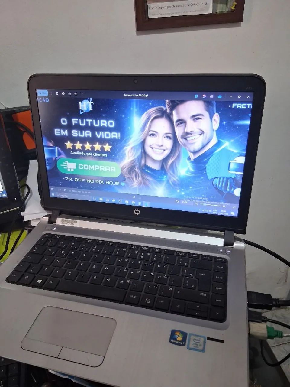 Notebook HP ProBook - 1 TERA de Memória + SSD128 + 16Gb RAM Intel core i5 - Foto 2