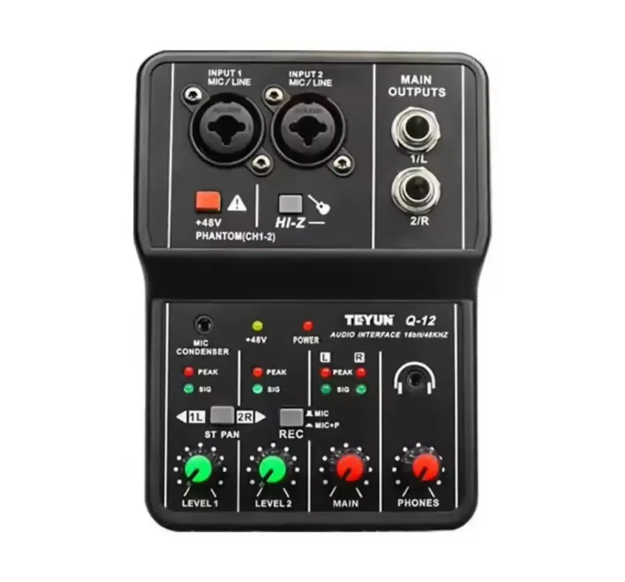 ? INTERFACE DE ÁUDIO TEYUN Q-12 - USB ?