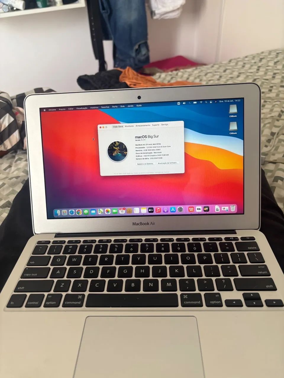 MacBook air 11 mid 2013 em ótimo estado - Notebooks - Vila Dom