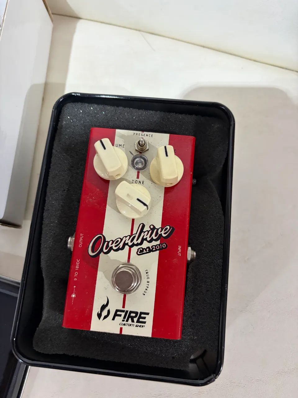 Pedal Fire Overdrive V2 guitarra