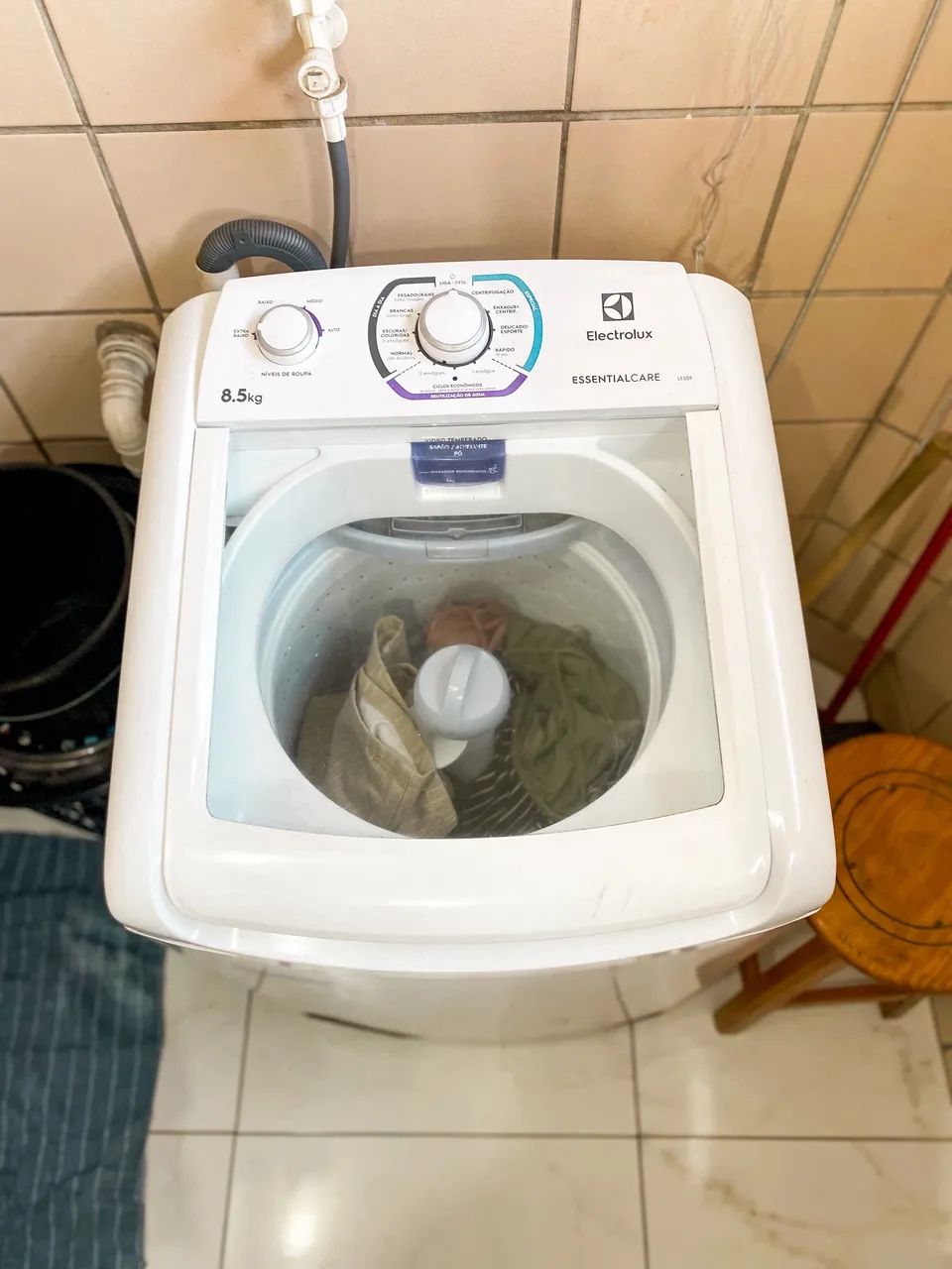 Máquina de lavar eletrolux essencial care LES09 8,5kg - Foto 3