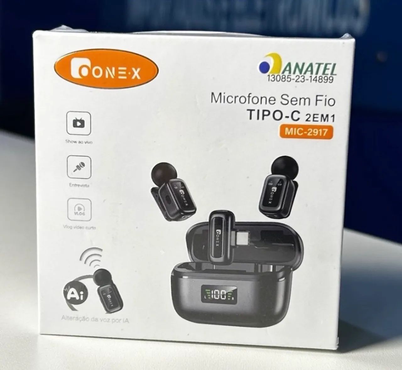 Microfone lapela 