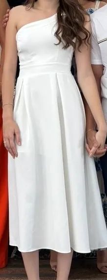 Vestido branco usado 1 vez