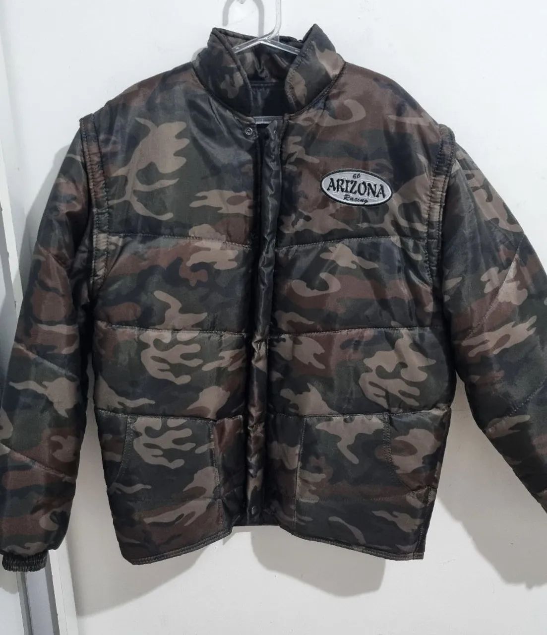 Blusão/Bobojaco Puffer camuflado - Foto 2