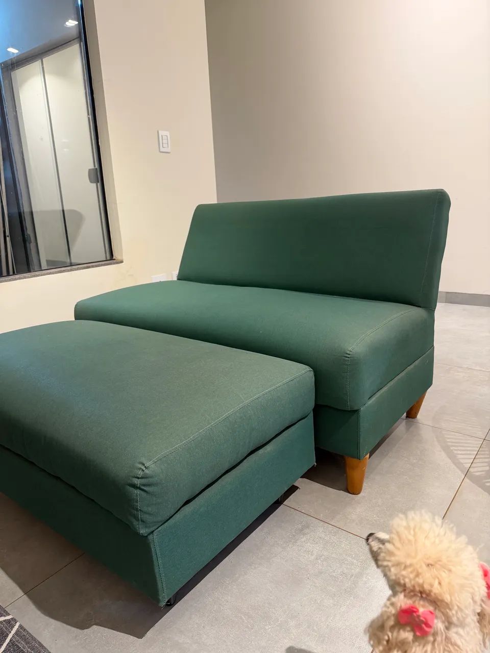 Sofá com puff  - Foto 5