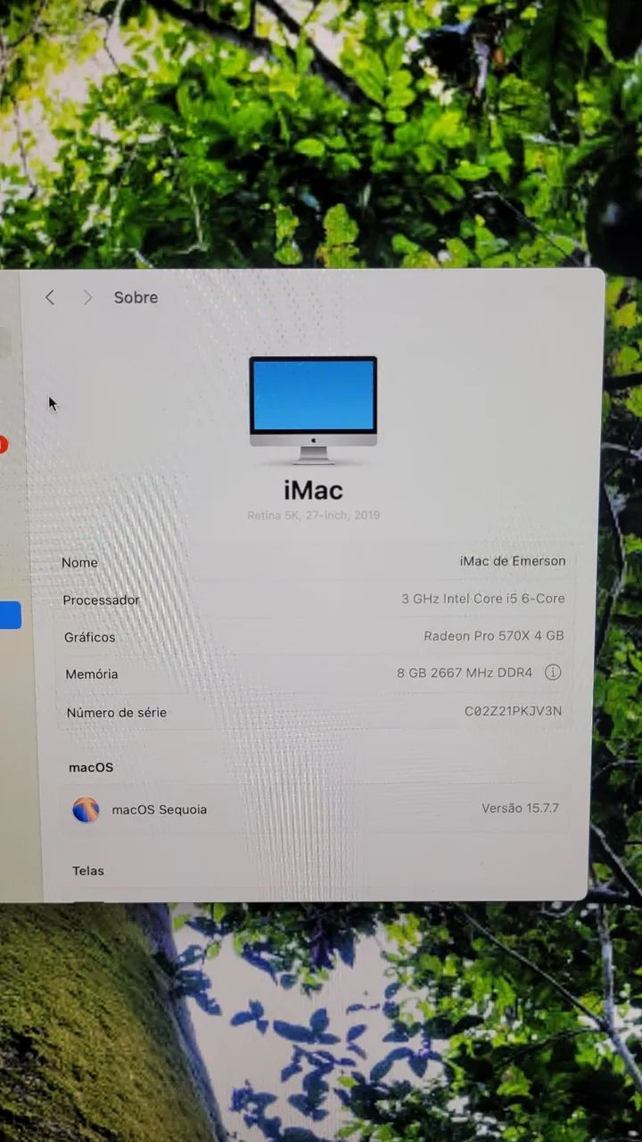 Imac Retina 5K 27" (2019)