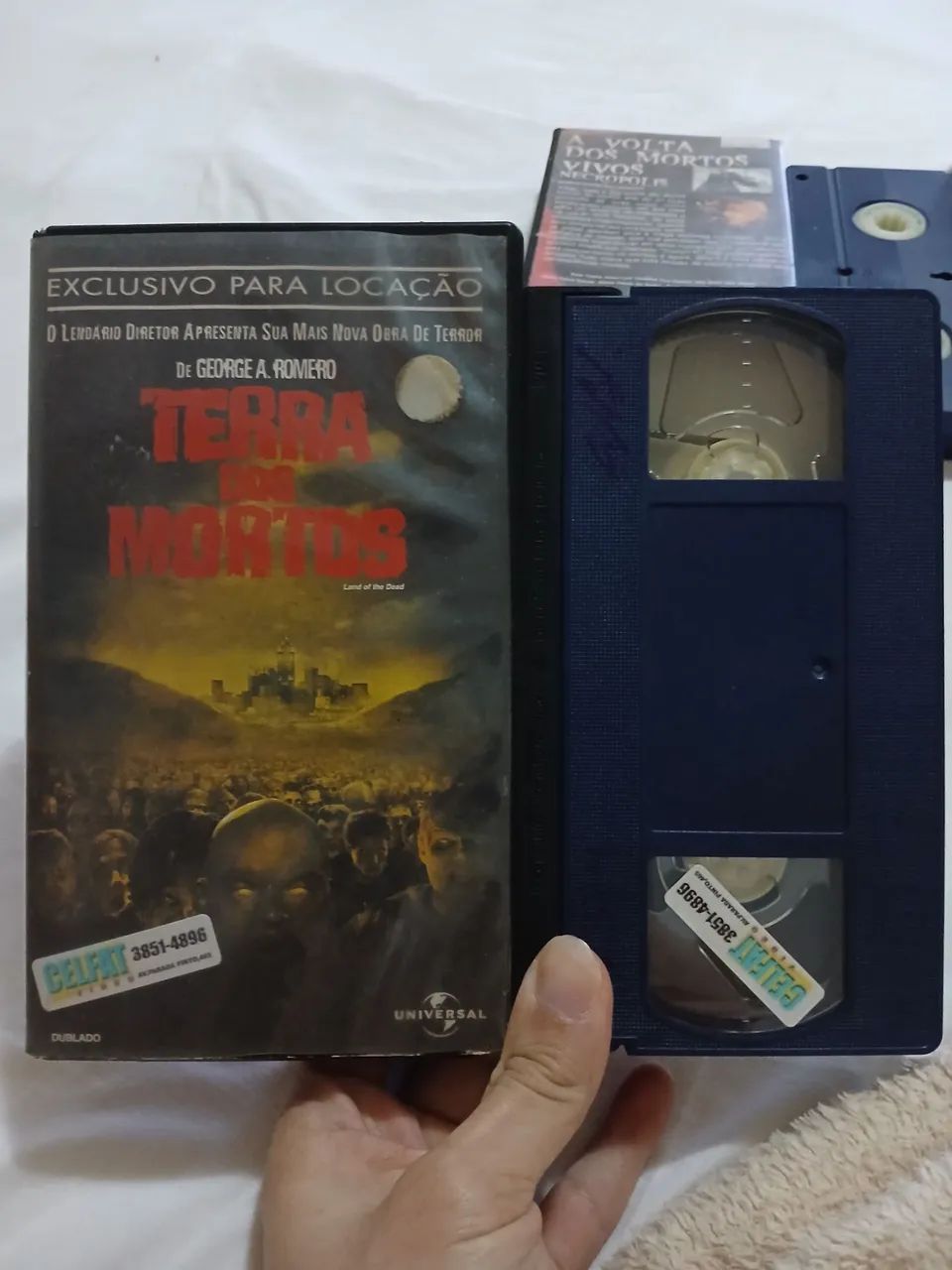 Vhs rarissimo terra dos mortos terror george romero