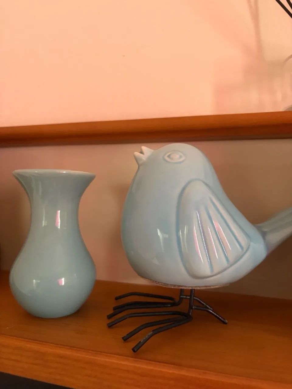 Pássaro e Vaso para Decorar