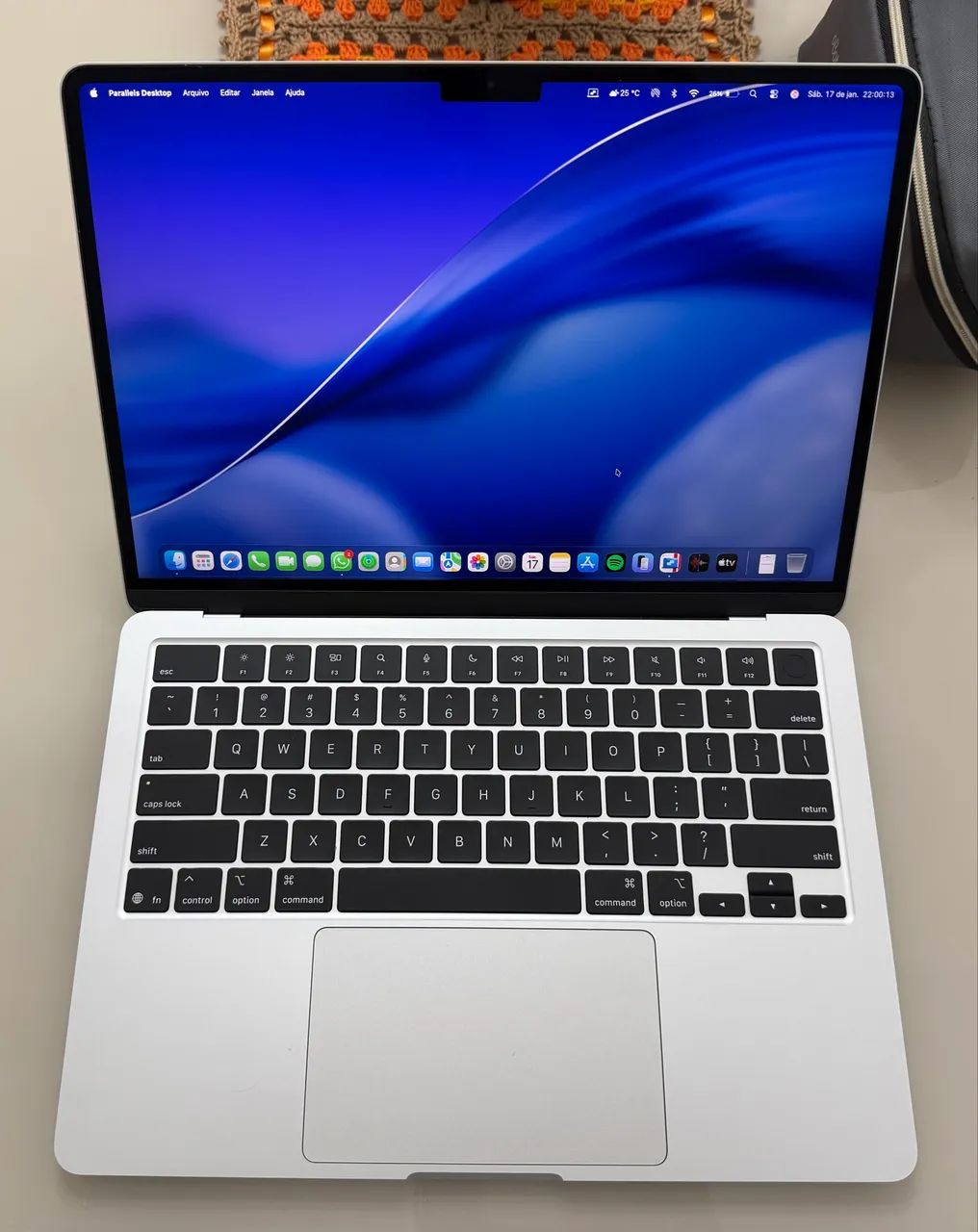 MacBook Air M4 256GB 16GB 13? Silver Garantia Apple! Zerado