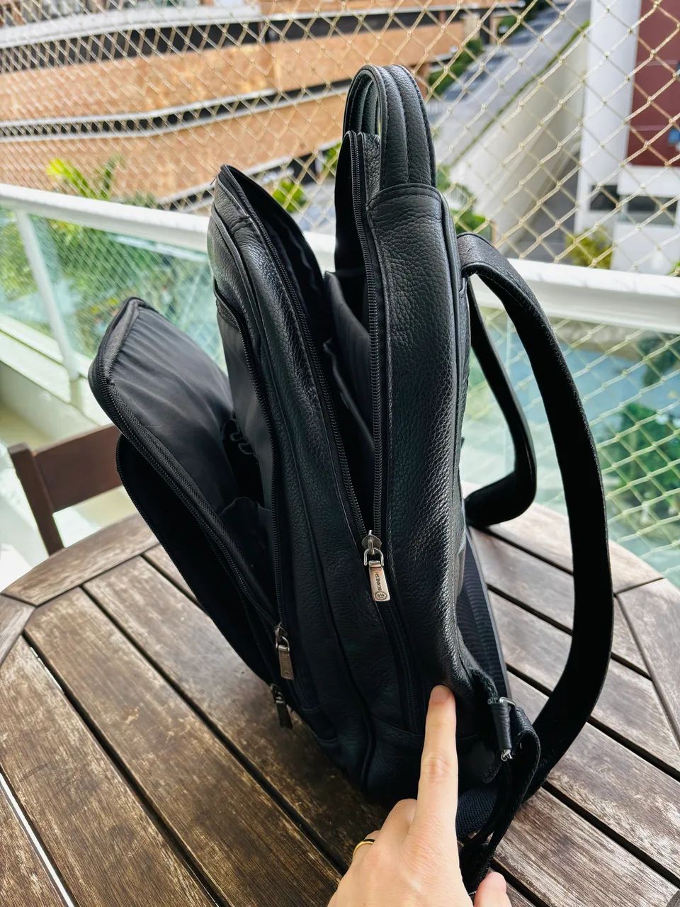 Mochila couro executiva  - Foto 3