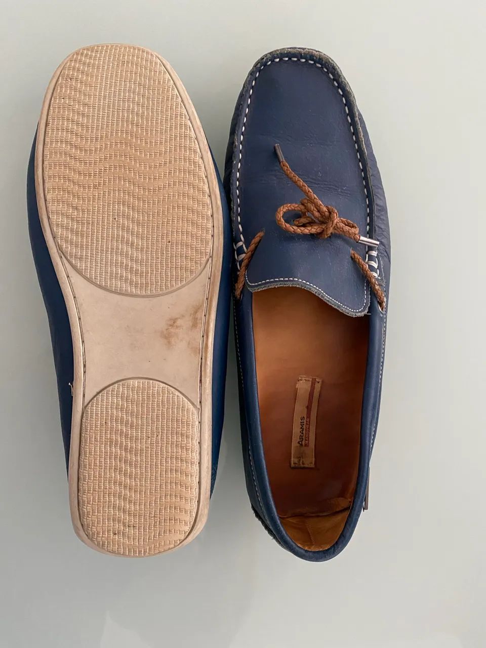 Mocassim Aramis e cinto masculino  - Foto 5