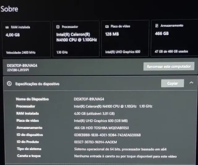 Computador LG All-in-one