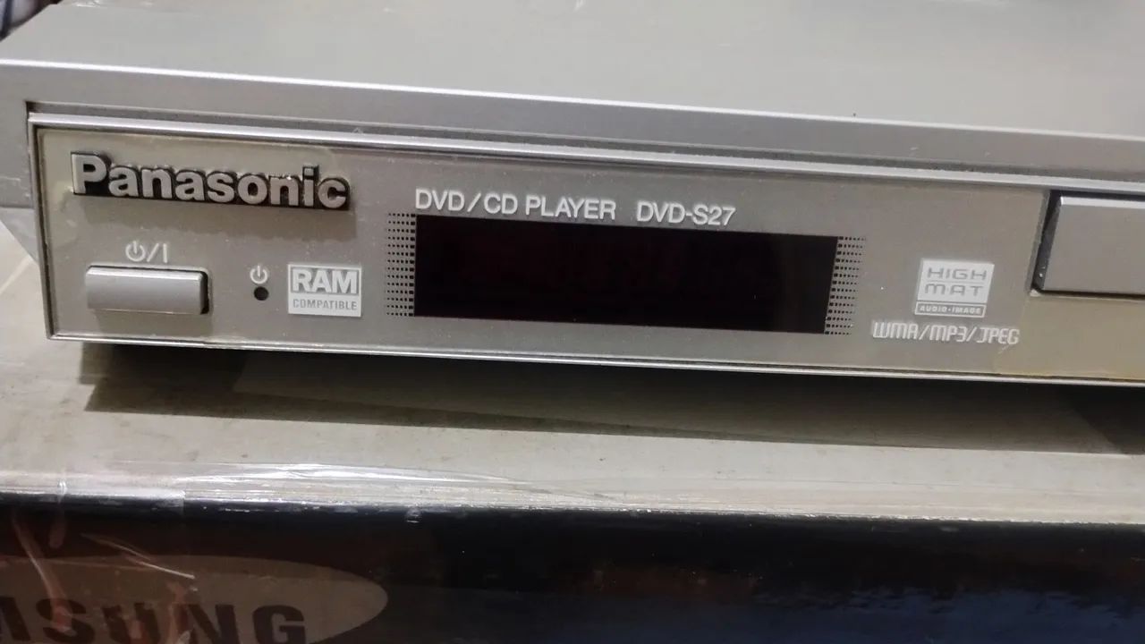 Aparelho de DVD Panasonic S-27 (funcionando)
