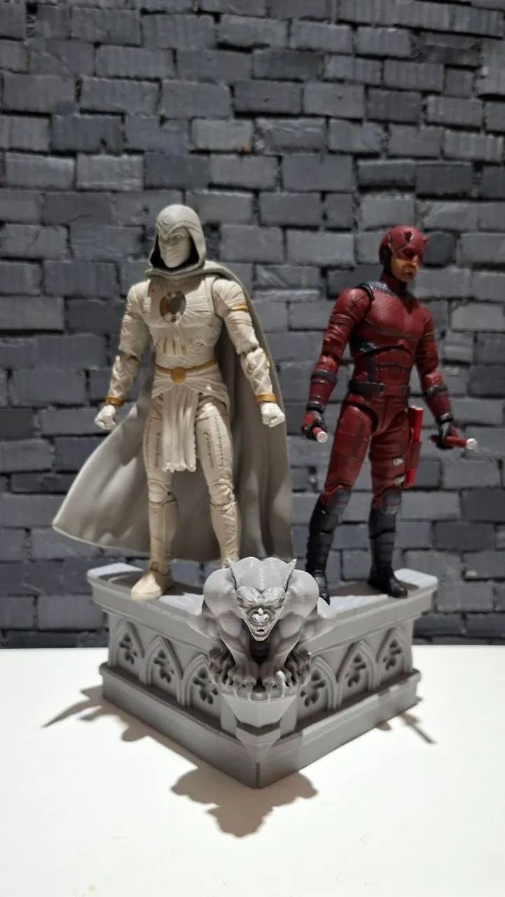 Marvel Legends Base Gargula para Homem Aranha, Demolidor, Cavaleiro da Lua, Batman e etc.. - Foto 2