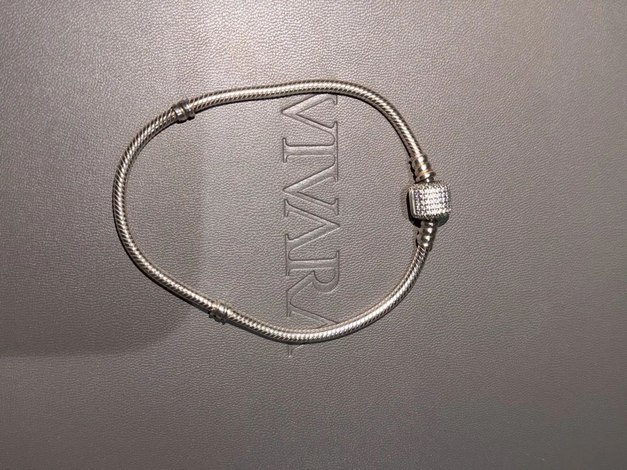 Pulseira Pandora cravejada barril  - Foto 2