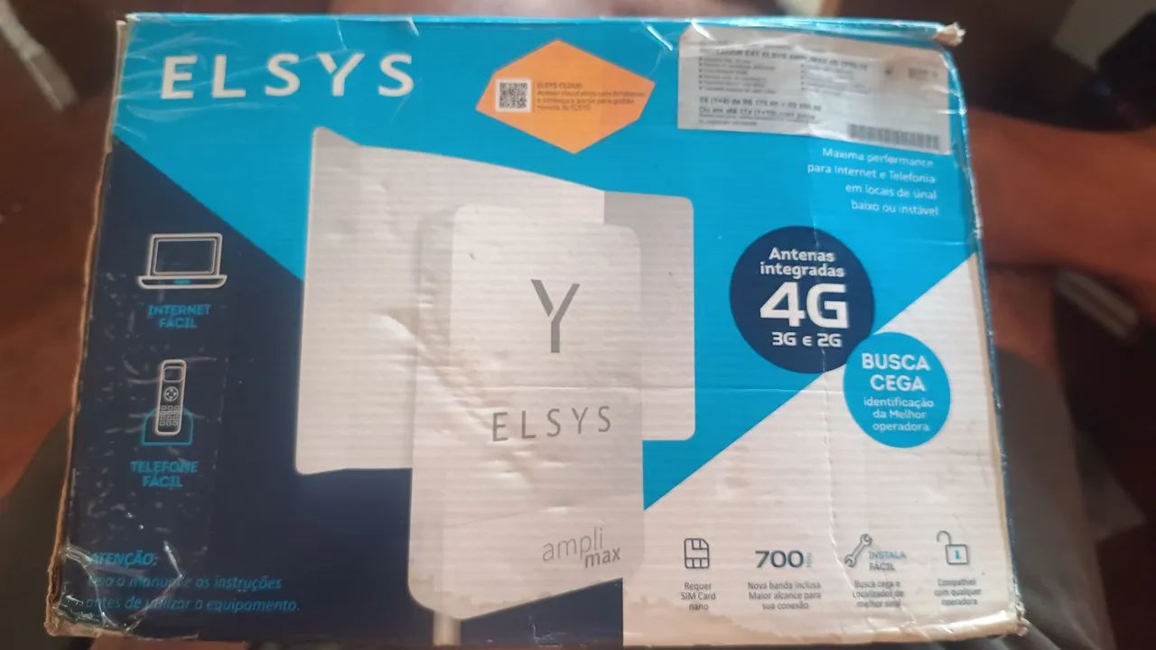 Roteador Ext Elsys Amplimax voz e internet 