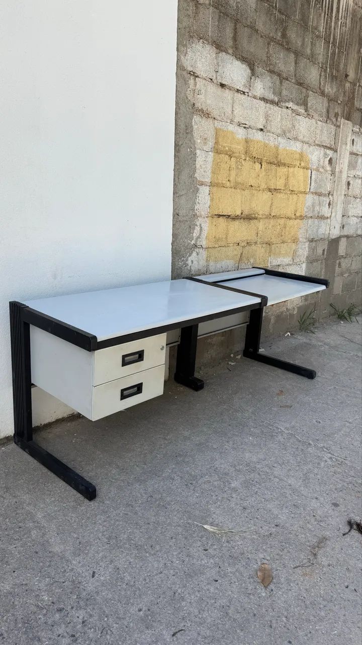Mesa de escritório 2,00x0,60 com gaveta - Foto 3