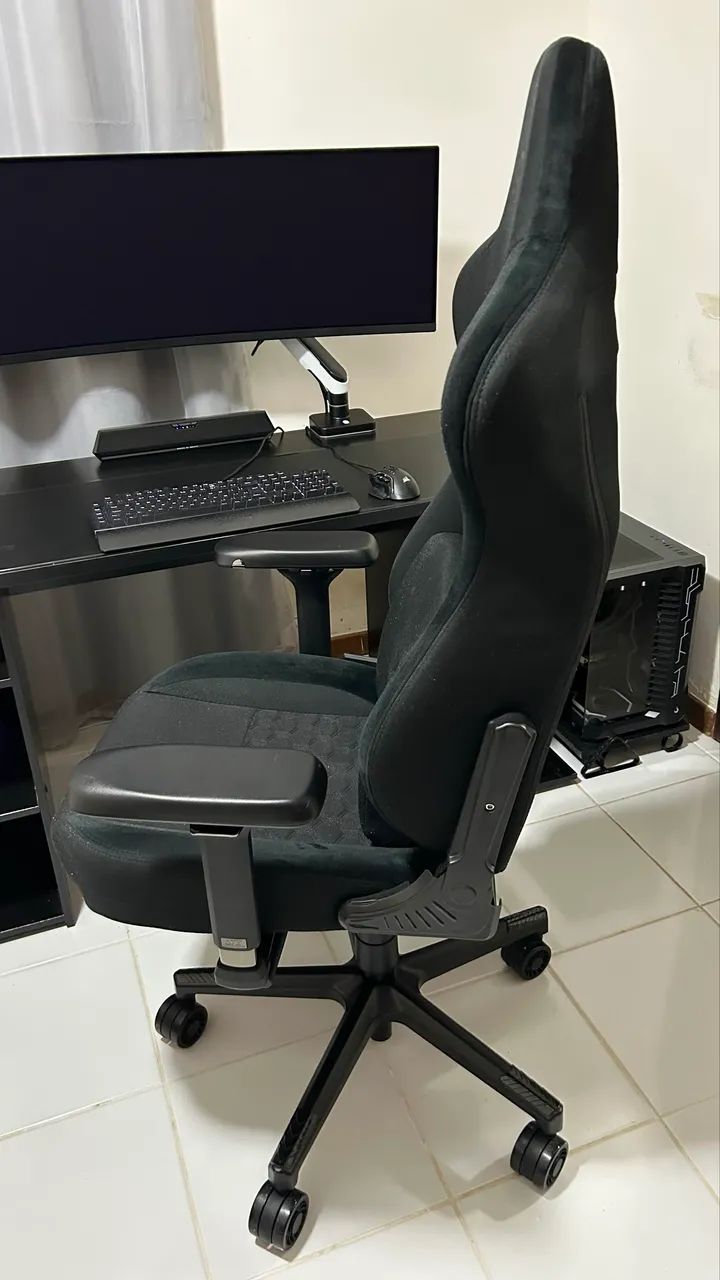 Cadeira Gamer High-End DT3 Royce ( Apenas 8 meses de uso ) - Tecido TechSoft Braço 4D - Foto 2