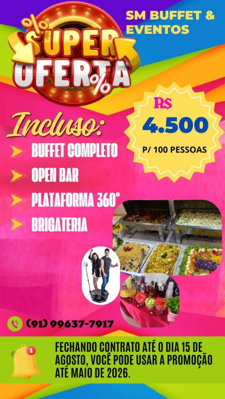 pacotes de buffet com brinde  - Foto 2