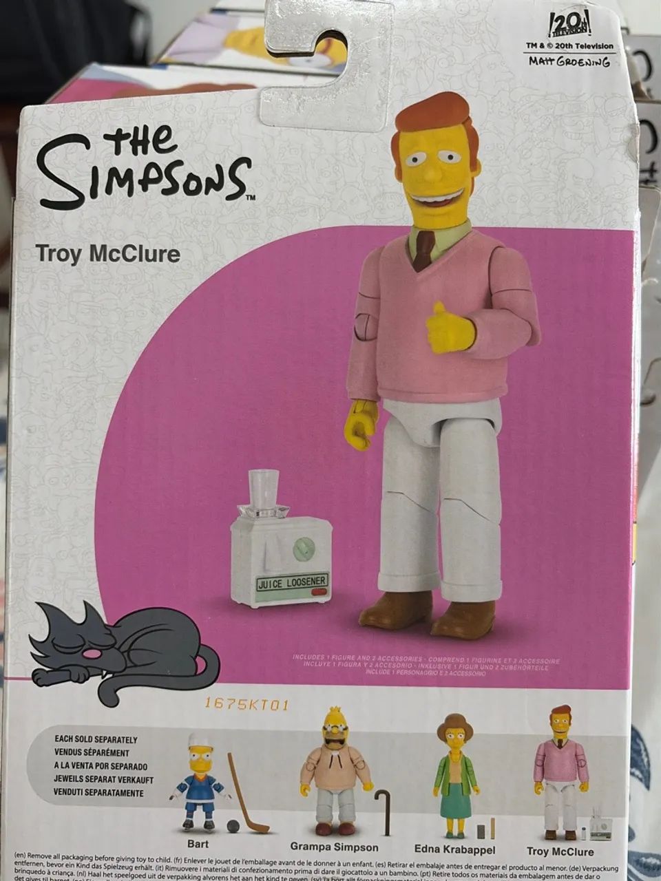Action figure Simpsons Jakks pacific, Troy Mclure, 5 polegadas, novo e original  - Foto 3