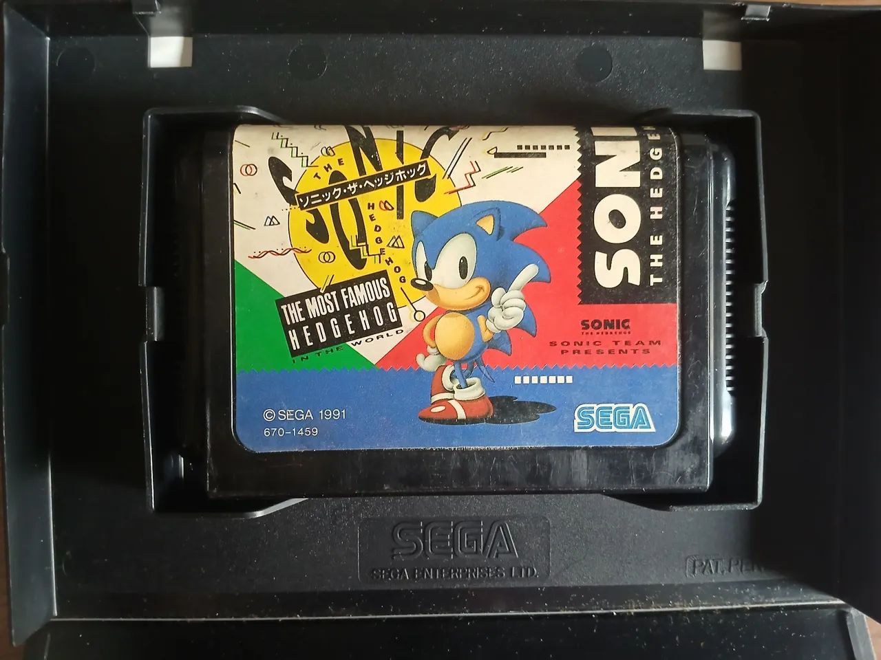 SONIC THE HEDGEHOG VERSÃO JAPONESA MEGA DRIVE - Jogos de Vídeo