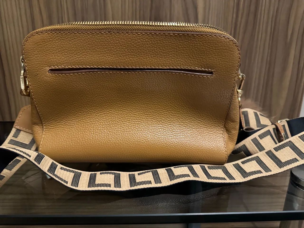 Bolsa Luz da Lua caramelo média - Foto 3