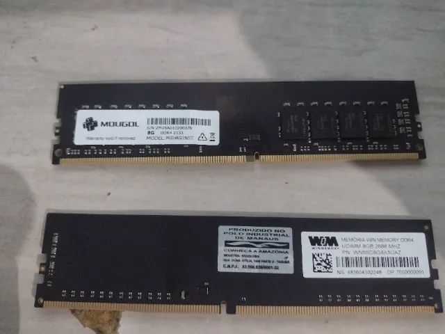 Pente de memória ddr4 8GB