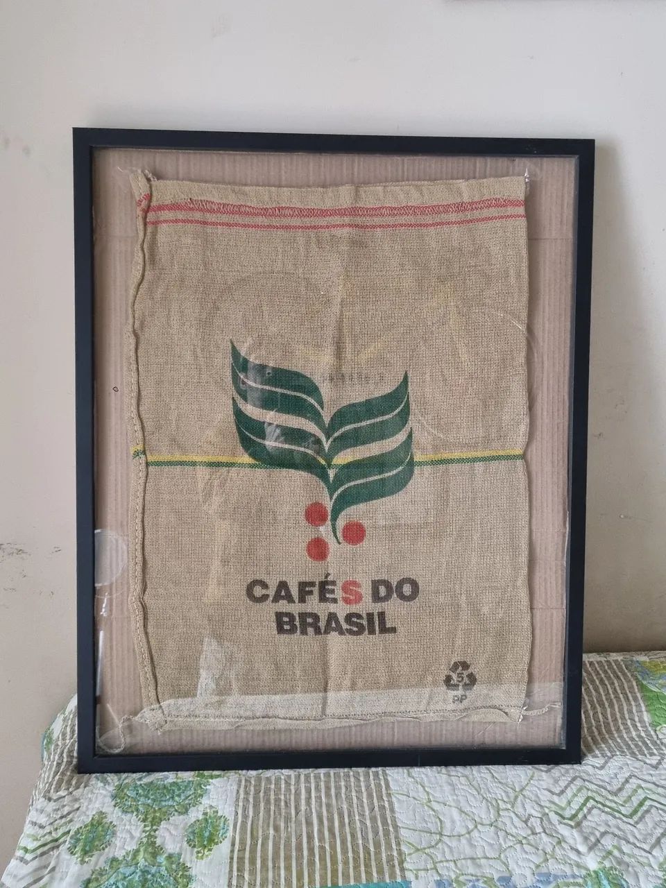 Saco de Juta Antigo Café do Brasil - Foto 4