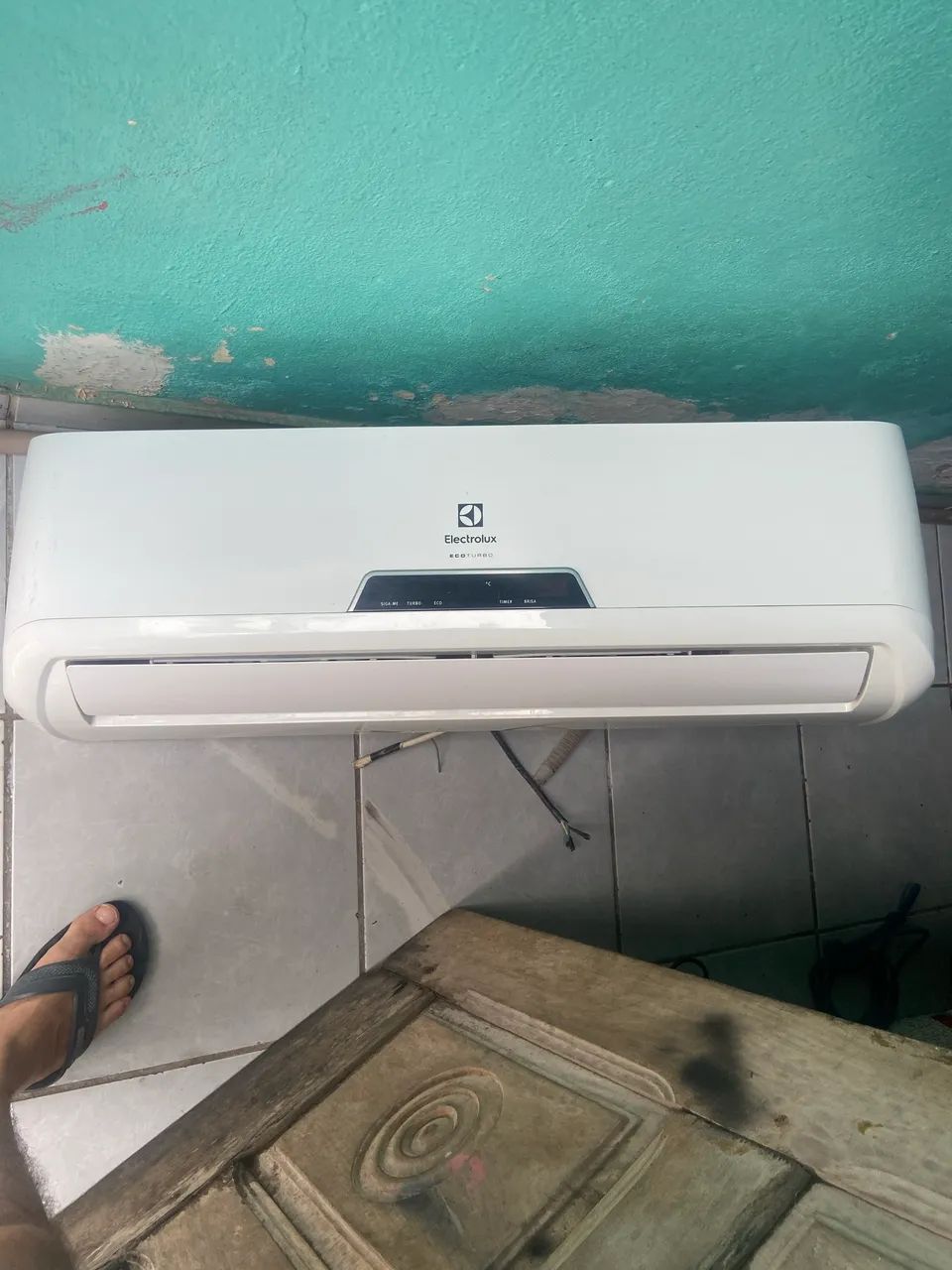 Ar condicionado Electrolux com defeito na evaporadora